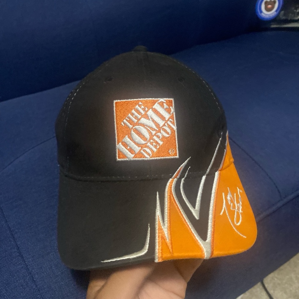 NASCAR Home Depot Black and Orange Cap